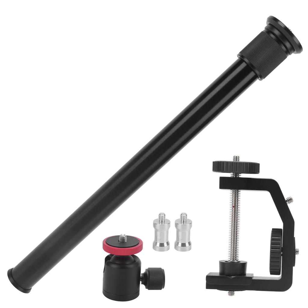 Настольный регулируемый держатель с зажимом C, заполняющий свет, 14-дюймовая винтовая подставка из сплава с шаровой головкой, набор подставок