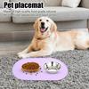 Waterproof Pet Feeding Mat with Raised Edge Silicone Pet Food And Water Bowl Mat Anti-slip Cat Bowls Placemat To Prevent Spill And Protect Floors