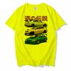 Модные Мужские Футболки JDM Mix Sports 800 AE86 Cressida и Levin TE27 Принт Футболка Мальчик Повседневные Топы