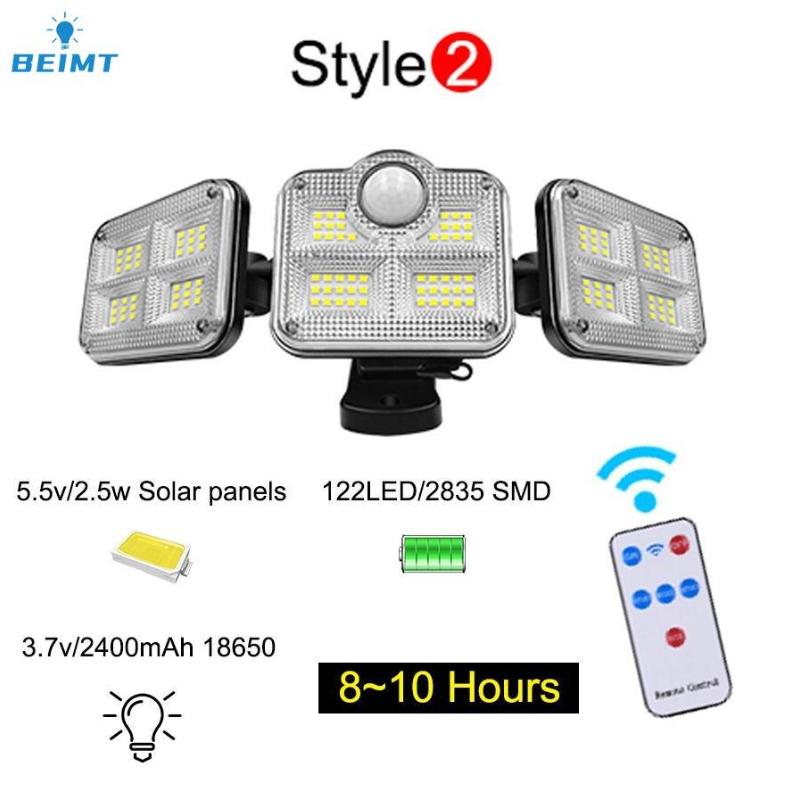 10000LM Solar Wall Lamp 122/333LED IP65 Solar Lamp Above 3000K, Indoor and Outdoor Waterproof Solar Lamp, Adjustable Lamp Holder Lighting Angle