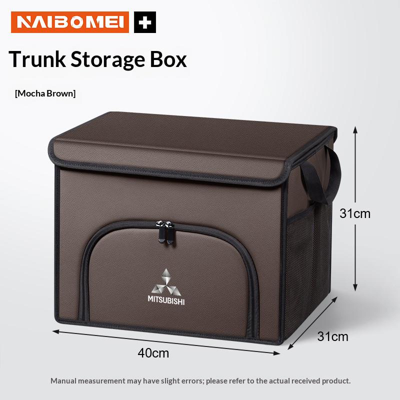 rvcr3 Car trunk Foldable storage box shoe storage organizing box For Mitsubishi Outlander Evolution X Pajero ASX Triton Colt Lancer EX