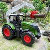 Игрушки для фермы Трактор с крановой стрелой - Большой строительный транспорт Игровой набор с трактором Масштаб 1/24 для подарков на Рождество, Хэллоуин, День рождения