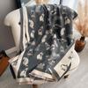 Autumn And Winter Animals, Cats, Sweet And Cute Ladies, Imitation Cashmere Warm Scarf, High-End Air Conditioner Shawl Scarf