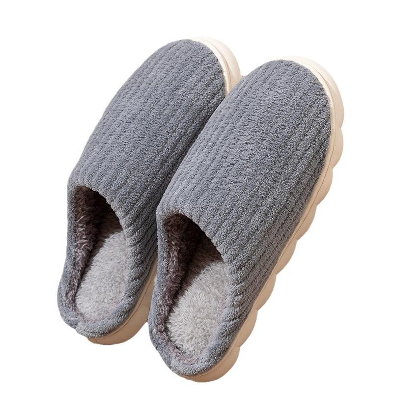 Cotton Slippers Autumn and Winter 2025 New Indoor Home Non-slip Household Plush Thick-soled Slippers Winter