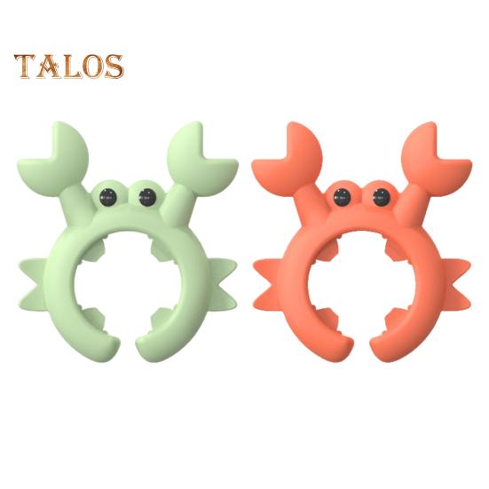 1/2 шт. силиконовый держатель для лопатки в форме краба, подставка для ложки, не допускающая ожогов, для кастрюли, неперфорированная подставка для вилок, кухонный гаджет