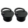 2/4Pcs PVC Scuppers Stopper Plug Kayak Drain Plug Water Stopper Boats Scupper Plugs Drain Holes Stopper Bung with Handle