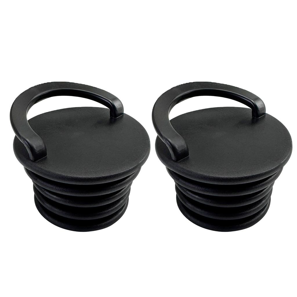 2/4Pcs PVC Scuppers Stopper Plug Kayak Drain Plug Water Stopper Boats Scupper Plugs Drain Holes Stopper Bung with Handle
