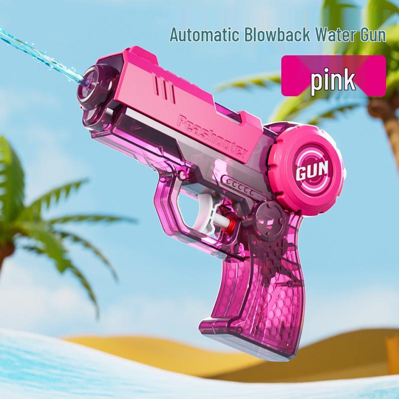Летний Водный пистолет Uzi Backfire Tech: Большая емкость, Непрерывная стрельба, Прозрачный бак Игрушка