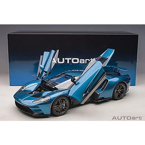 AUTOart 1/12 Scale Ford GT 2017 Metallic Blue Finished Product 12107