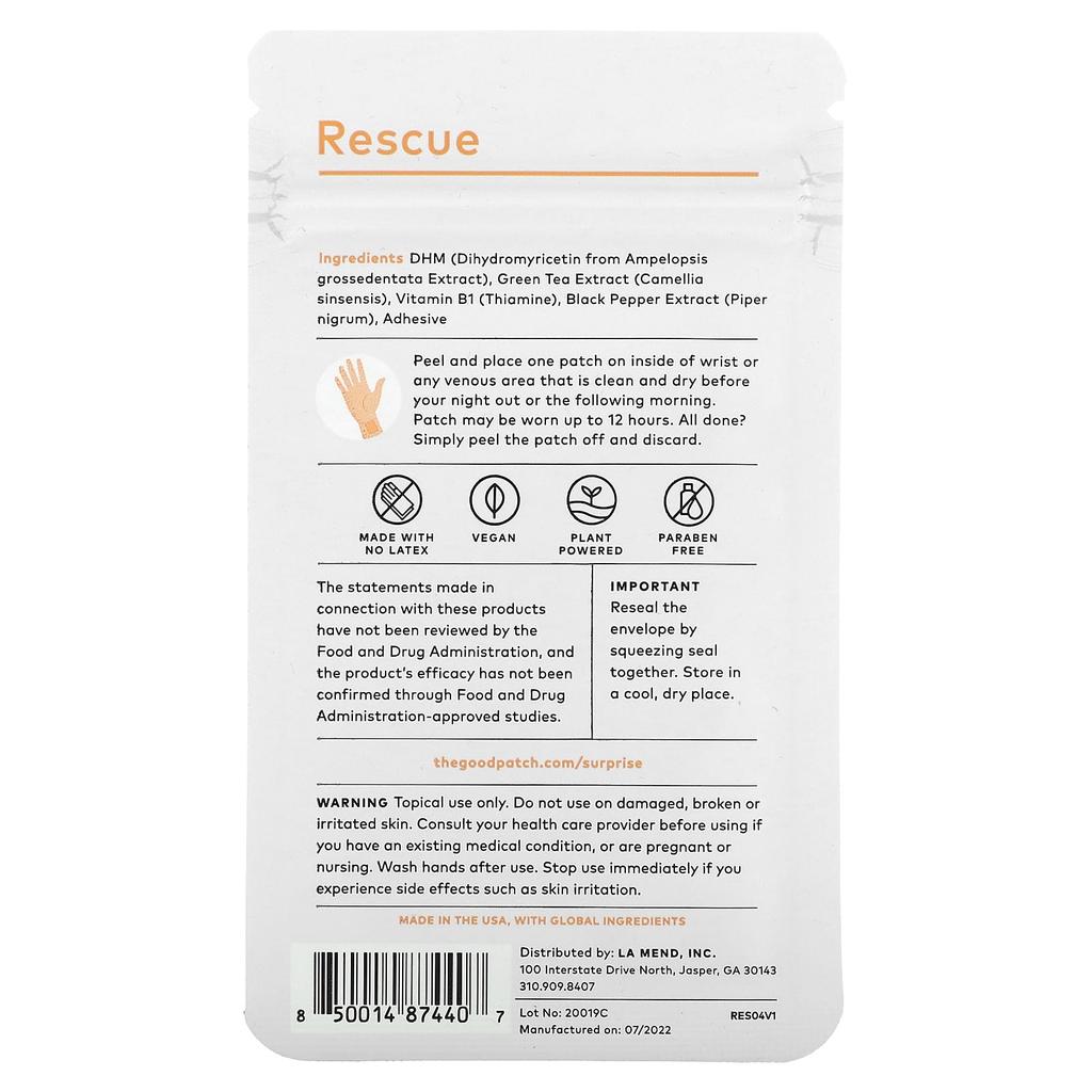 Спасение, 4 пластыря