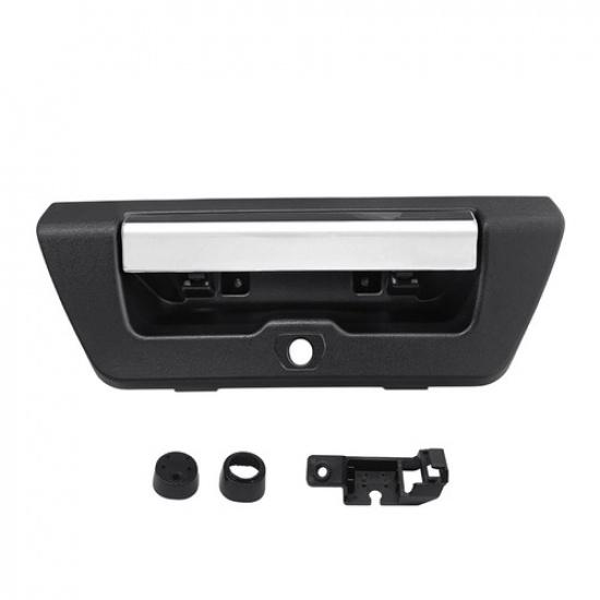 Rear Tailgate Handle&Bezel Door Handle W/Camera Hole For Ford 2015-2018 F-150