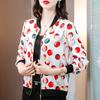Spring New American Retro Coat Women Middle-aged Mother Spring and Autumn Jacket Cardigan Baseball Jacket Jacket Jacket