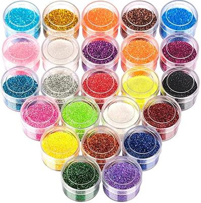Экле Fine Glitter для смолы, Набор из 12 цветов, LEOBRO Extra Fine Glitter Powder для смолы, Блестки для ногтей, Разноцветные блестки для рукоделия для эпоксидной смолы, B