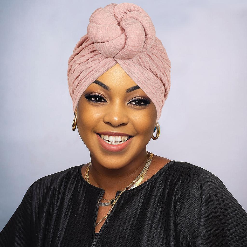 African Fashion Knotting, Light Luxury, Exaggerated Style, Handmade Wedding, Important Occasions Wearing Headscarves, Hats, and