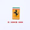 3D Aluminum Auto Badge Sticker Body Trunk Window Decoration Decal For Ferrari Farah Donkey Emblem Car Modification Accessories TG7