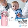 Портативный небулайзер Ручной небулайзер с мелким распылением Сетчатый распылитель Бесшумный ингалятор Небулайзер Ингалятор для взрослых и детей