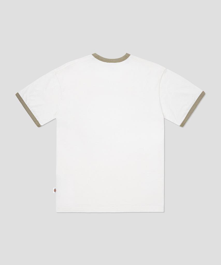 DICKIES Texas Horse Ringer T-Shirt Beigewhite/Sand Beige