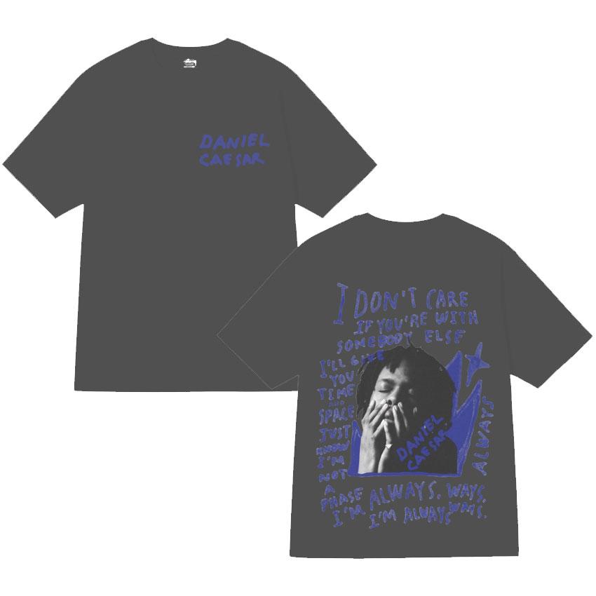 Daniel Caesar Never Enough Always Графическая футболка Мужская Женская Одежда Хип-Хоп Мода Повседневная Футболки с коротким рукавом Хлопковая Футболка