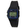 Casio Часы из Коллекции на Кварцевом Механизме с Резиновым Ремешком Унисекс Черный Циферблат F-91W-1(Watch5--)