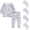 Children's Homewear Set Sketch Coloring Fun Hand Painted Home Clothes Pajama Set
