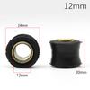 2Pcs Universal Motorcycle 10Mm 12Mm Rear Shock Absorber Sleeve Buffer Rubber Ring Bushing Fixed Ring Rear Sleeve Scooter