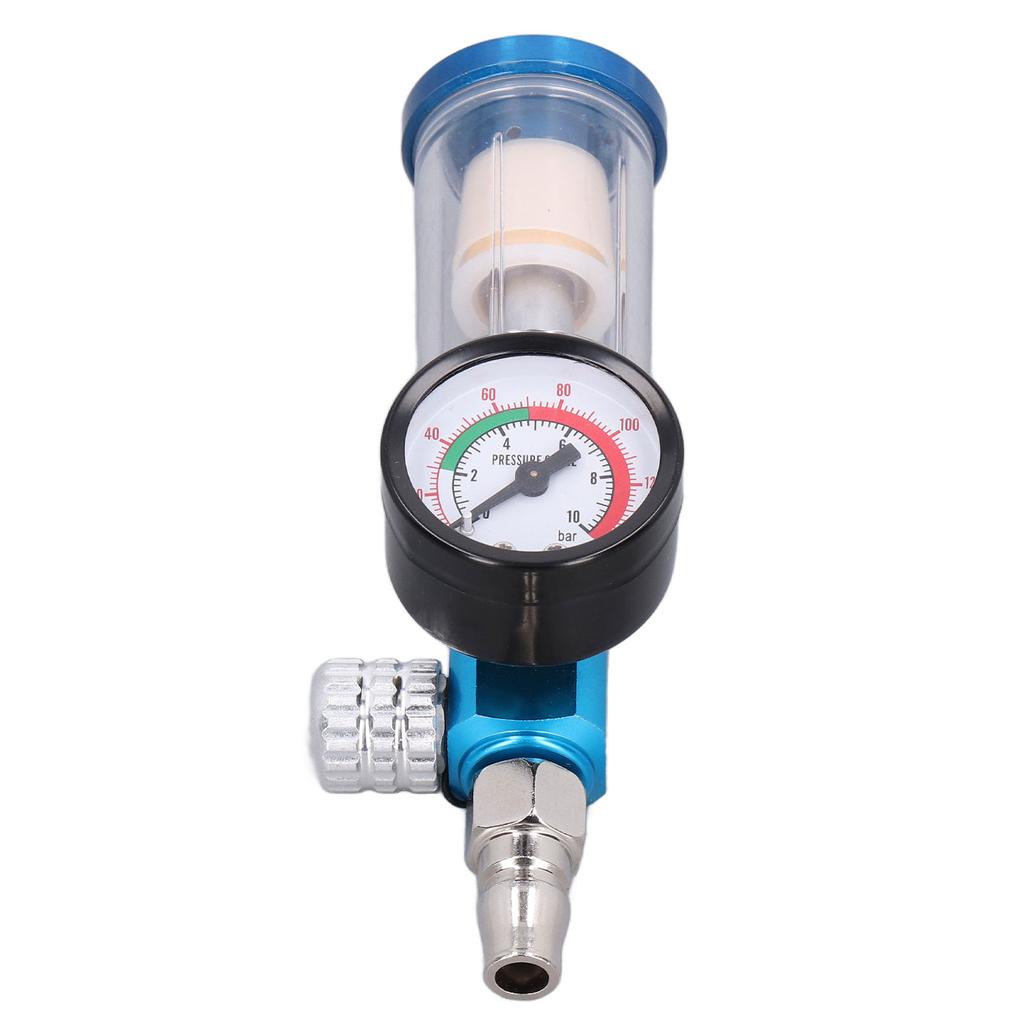 Spray Gun Air Regulator Iron Plastic Brass Pneumatic Tool Accessory for Paint Guns 14in