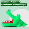 Crocodile Teeth Toys Biting Finger Dentist Games Interactive Alligator Family Party Toy Creative Non‑Toxic Keychain for Kids