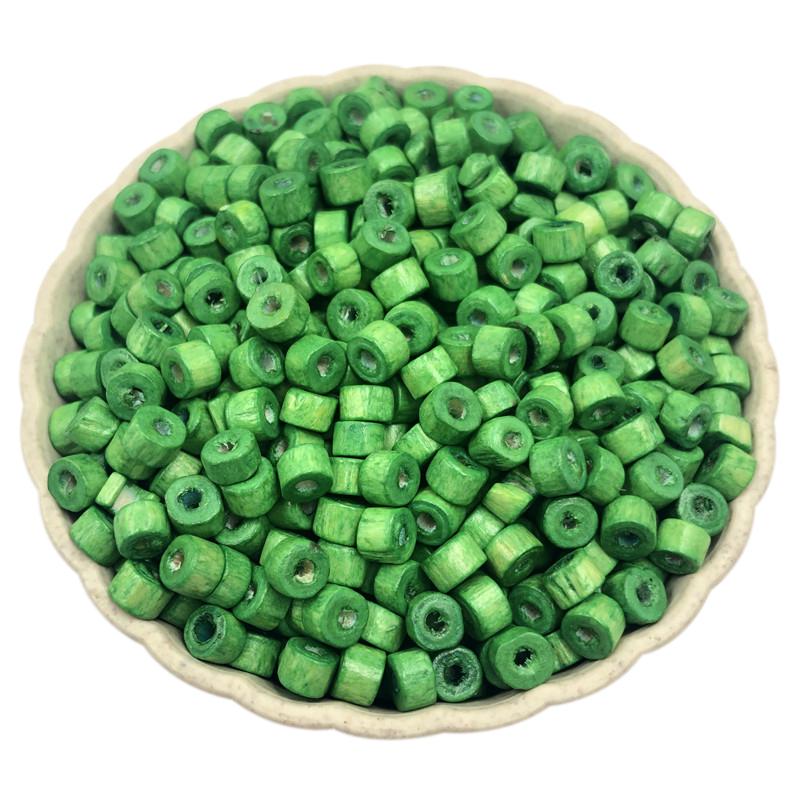 Деревянные цилиндрические свободные бусины ожерелье браслет DIY для находок ювелирных изделий маркировка DIY оптовая продажа 500 шт 5 мм бусины ручной работы