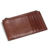 Кожаный кошелек Craftsman Dualline, тонкий, для монет, кредитных карт, чехол из натуральной кожи Tochigi, фрагмент кожи, чехол DU021 BR (Двойная линия) Мужской (Кафе