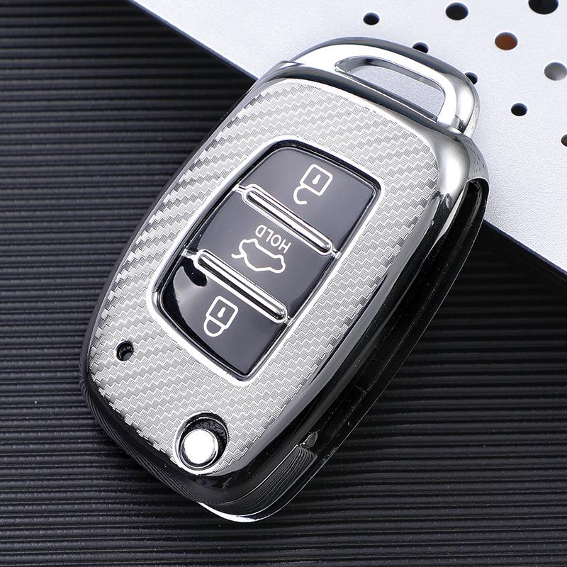 Чехол для ключа Hyundai для Elantra, Mistra, ix25, Tucson, Sonata 9 - Чехол для ключа автомобиля с корпусом и пряжкой