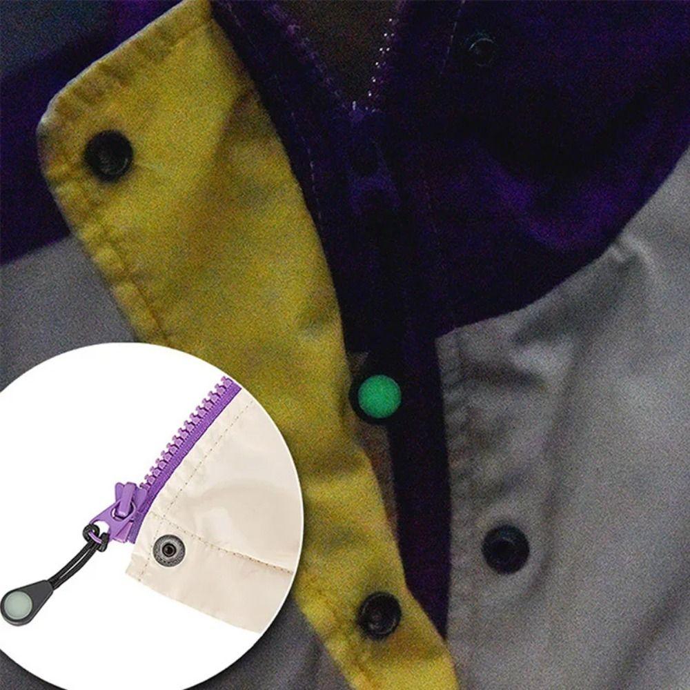 5PC Ultra-Bright Glow Zipper Pull Luminous Ends Lock Zips Luggage Zippers  Coats Jacket Tent Luggage