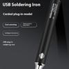 Мини сварочный аппарат Паяльник для проволоки Для ремонта электроники Регулируемая температура Наконечник Легкий Алюминиевый