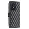 BINFEN COLOR BF Стиль-14 Для TCL 50 SE Кошелек Чехол Ромбовидная Сетка Чехол для Телефона из ПУ Кожи
