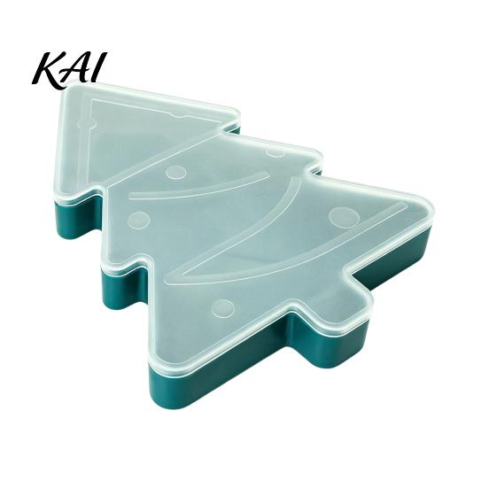 Living Room Decorative Container Christmas Serving Tray with Airtight Lid, PP Food Organizer, School Supply Storage Box Moisture Proof Holiday Treats