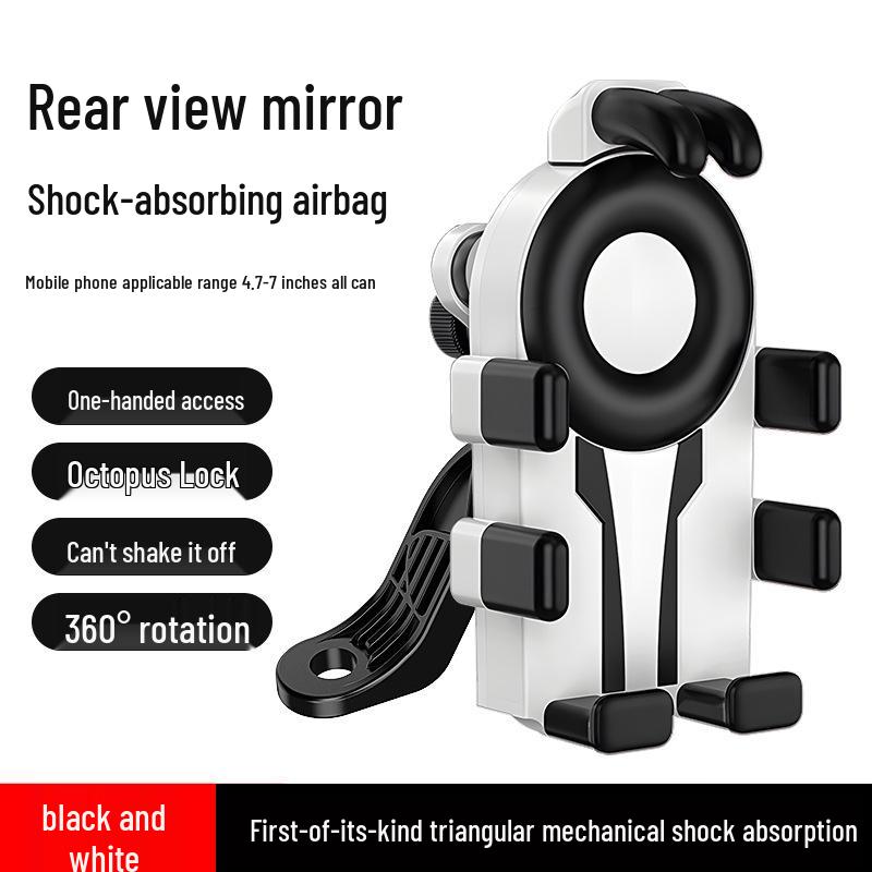 Противоударный Дождезащитный Держатель для Телефона для Электромобилей, Мотоциклов и Шлемов для Доставки с Солнцезащитным Козырьком и Поддержкой Навигации.