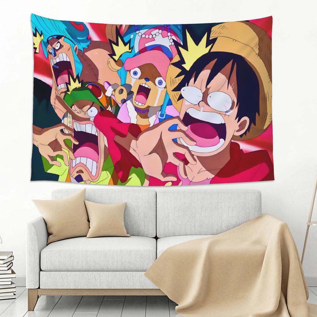 Аниме One Piece Cutecore Гобелен Декор комнаты Домашний декор Аксессуары для декора стен Милый декор комнаты