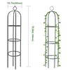 Регулируемая высота Садовая шпалера Устойчивая конструкция Каркас для поддержки растений Сделай сам Аксессуары Круглая подставка для цветов В помещении на улице Сад