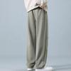 Мужские новые спортивные повседневные брюки весенне-осенней моды, универсальные мужские прямые брюки широкого кроя, хулиганские, красивые, драпирующиеся, свободные спортивные штаны