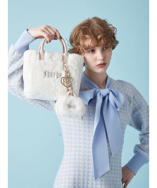 Меховая сумка-тоут из экомеха RWGB254500 IVR Женская