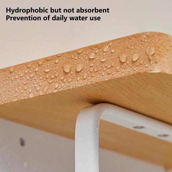 Держатель для салфеток Высокая несущая способность Без пробивания Деревянный Настенный для ванной туалета