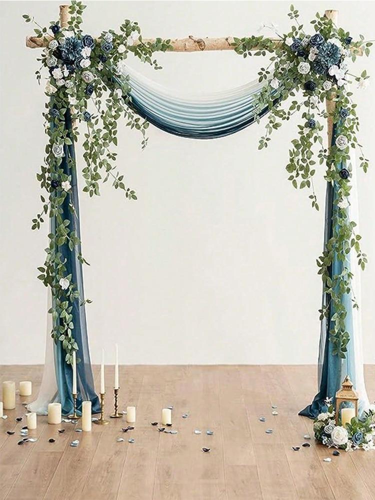 2шт искусственные цветочные зеленые композиции свадебная арка цветы с подвесными виноградными лозами гирлянда для приветственных знаков настенный декор окна дома