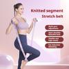 Elastic Stretch Belt For Women Dance Yoga Non-Slip Resistance Band Adjustable Fitness Pull Strap Home Gym Body Sculpting