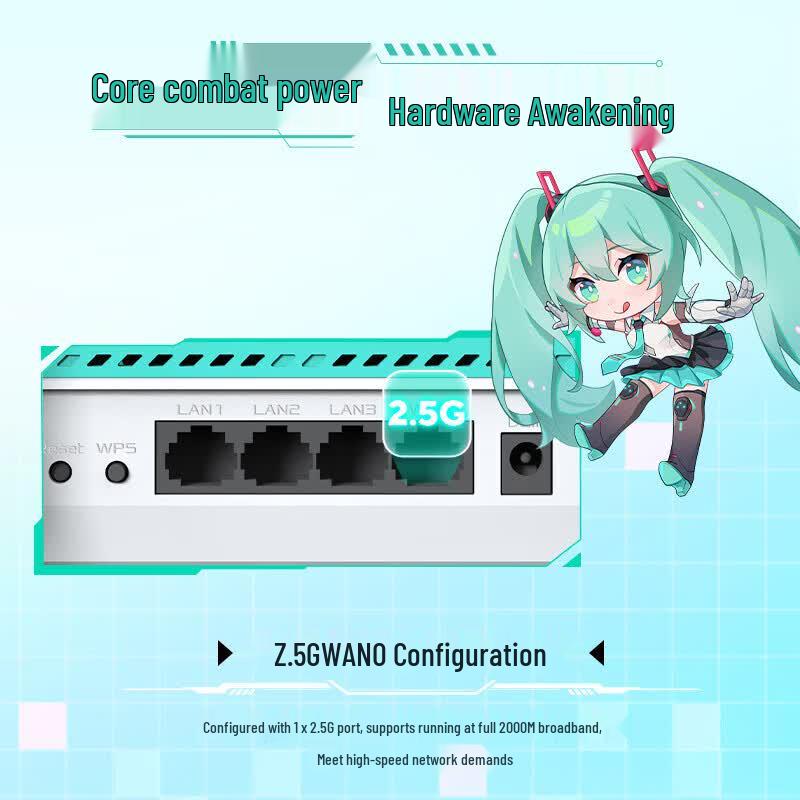 ASUS TUF Gaming Router 2 Hatsune Miku Edition WiFi 7 (CN version)