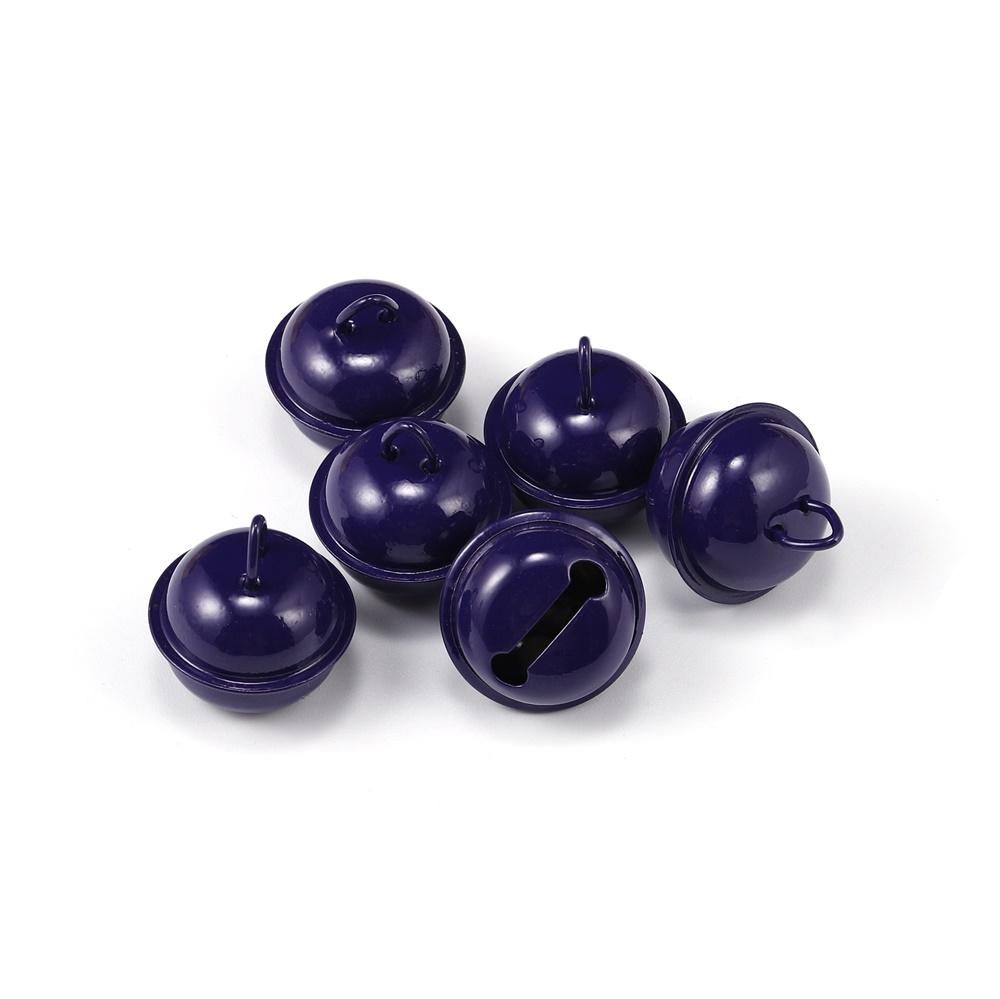 6Pcs Jingle Bells Aluminum Loose Beads Christmas Jingle Bell Pet Charm Bell Festival Party Decoration For DIY Making Supplies