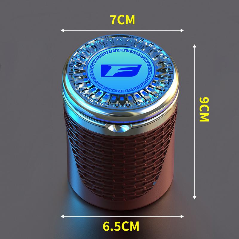 Car Ashtray LED Noctilucent Cigarette Butt Trash Box Accessories For Lexus F SPORT ES RX NX LS UX LM LX GX LC RZ IS CT GS RC HS