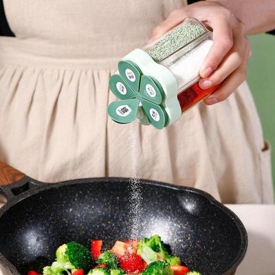 Коробка для кухонной приправы «Пять в одном», резервуар для соли, коробка для приправы для приправы из глутамата натрия, бытовой резервуар для приправ, кухонные принадлежности