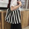 Tote Bag A Lightweight Woven Striped Crossbody Bag for Women A Large-capacity Single-shoulder Bag for Commuting
