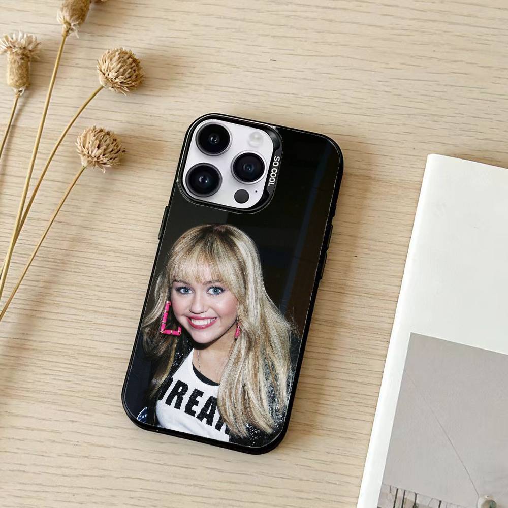 Hannah M-Montana     Phone Case Color Silver Shell For IPhone 17 16 15 14 13 12 11 Pro Max Plus