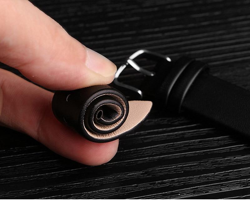 Ремешок для часов, натуральный ремешок для часов, аксессуары для часов, кожаный ремень для часов, 20, 22 мм, ремешок для часов, женский и мужской коричневый, черный ремешок