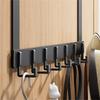 Punch-Free Over-the-Door Coat Rack & Wall-Mounted Hook Organizer